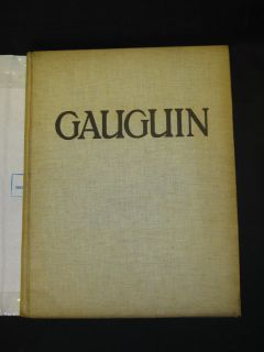 John Rewald Gauguin 1938 Hyperion Press 1stEd HC DJ