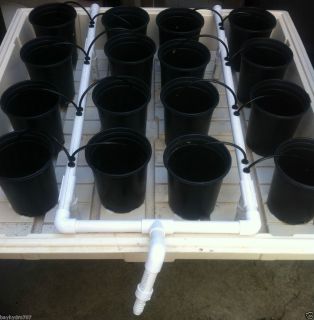  Fed Hydroponic Drip System 16 Site Covert Your 4x4 Flood Tables