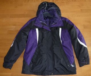Womens St Johns Bay® 4 in 1 Winter Coat Ski Jacket Size Med Large