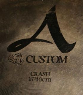 Zildjian A Custom 16 Crash Cymbal Great Condition