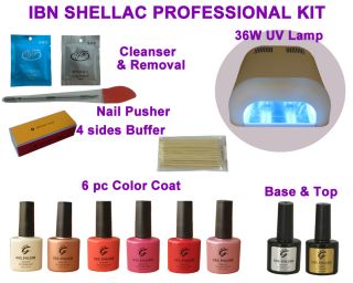 Ibn Shellac UV Gel Polish Nail Kit