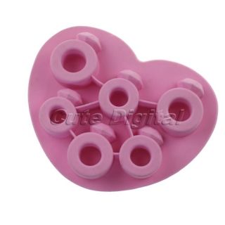 Love Ring Silicone Shaped Cube Ice Trays Ice Candy Mold Maker Party