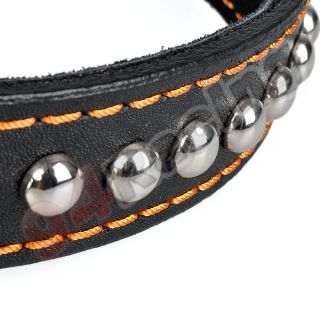 Identify Dog Collar Buckle Leather Neck Strap 16