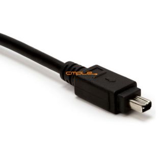  IEEE 1394 4P 4P M/M 4 to 4 Pin IEEE 1394 iLink FireWire Cable DV 6FT