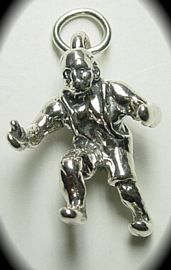 Frankenstein Monster Igor Pendant Charm Jewelry Silver