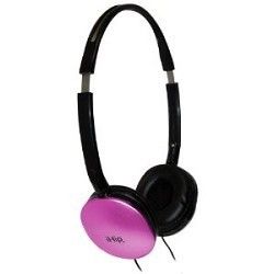 iHip Flat Style DJ Headphones Pink