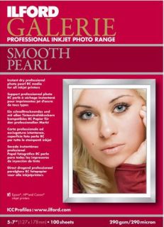 ILFORD Galerie Smooth Pearl Professional Inkjet Photo Paper 8 5 X 11