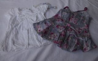 IKKS Made in France Baby Girls Newborn 3M 2 x Summer Dresses White