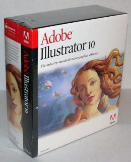 Adobe Illustrator 10 Win New Retail Box PN 26001108