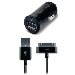 iLuv ICC162 Micro USB Car Charger w iPhone iPod Cable