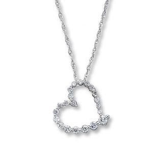 Kay Jewelers Diamond Heart Necklace Pendant No Reserve