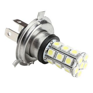 h4 12w SMD 5050 24 LED ampoule blanche pour lampes de voiture (12V DC