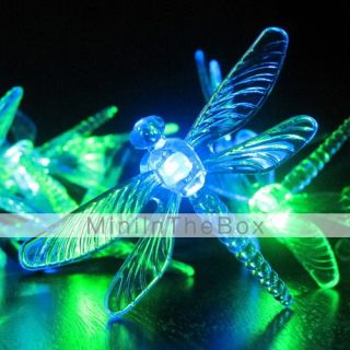 EUR € 15.17   6m 3w 32 led luce colorata a forma di libellula LED