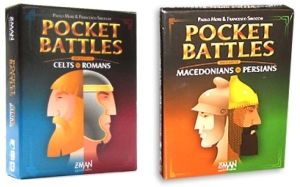 Board Game   Pocket Battles   Set of 2   Celts vs Romans Macedonians