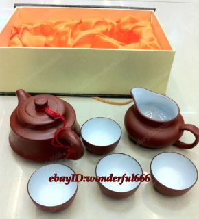 China Famous Zisha Purple Clay Pottery Stoneware Teapot Teacup Tea