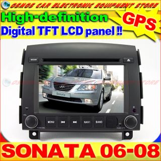 Hyundai Sonata 06 08 Car DVD Player GPS Navigation in Dash Stereo