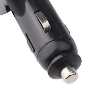 USD $ 6.89   1 to 3 Cigarette Lighter Power Splitter with USB Output