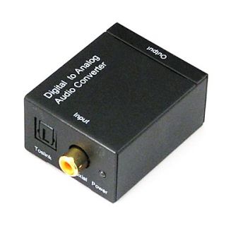 USD $ 29.29   Digital Optical Coax to Analog RCA Audio Converter,