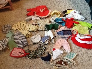 Vintage Lot of 8 Doll Clothes Ginny Muffie