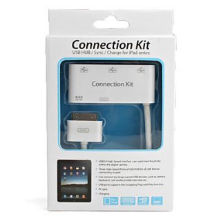 USD $ 19.29   3 Port USB Hub/Camera Connection Kit/Sync/Charger for