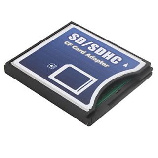 EUR € 22.90   SDHC SD / MMC zu CF Typ II Card Adapter (bis zu 32GB