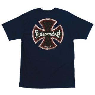 Independent Trucks Sled Pocket Skateboard T Shirt Navy XL