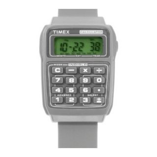Timex 80 Retro Grey Digital Calculator Watch T2N187 New