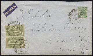 India Viceroys Camp P O on GV Airmail Cover to UK