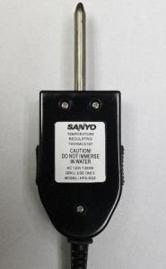 Replacement Power Cord for Sanyo Indoor BBQ Grill HPS SG3  AC 120V