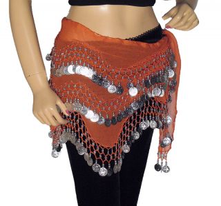  Belly dance Ready to Wear Hip Scarf from India, Waist  Max 36