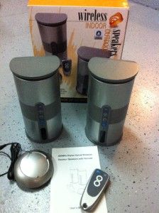 Wireless Indoor Outdoor Speakers Mint Condition Barely Used No Reserve