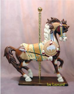 Indian Pony Carousel Horse Joe Leonard Design