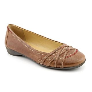 Used Naturalizer Inez Womens Size 6 5 Brown Narrow Leather Flats Shoes