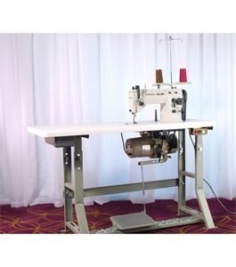  Professional 9mm Zig Zag Industrial Sewing Machine & 1/2HP Power Stand