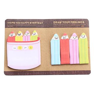 USD $ 1.49   Children Stationery Lovely Crayon Design Memo Tags,