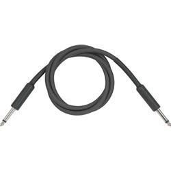 Musicians Gear Braided Instrument Cable 1 4 Black 3 Foot