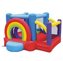 Rainbow Bouncer w Ball Pit Bounce House Inflatable