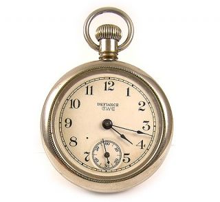INGERSOLL Connecticut Watch Co. DEFIANCE Pocket Dollar Watch With Box