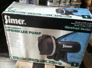  HP Thermoplastic Water Sprinkler System Pump  CLOSEOUT