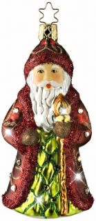 Inge Glas Heirlooms Swarovski Saint Nicholas Santa Treasure German