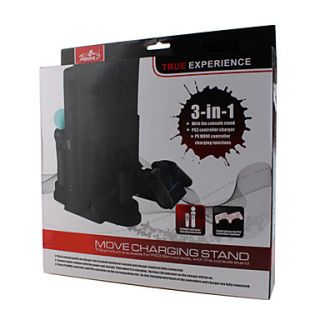 in 1 Move Charging Stand for PS3 (Black)
