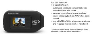 Drift Innovation 1080p Helmet HD Action Camcorder Black