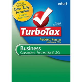 Intuit TurboTax Business 2011 Corporations Partnerships LLCS PC