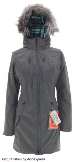  The North Face Womens Insulated Sumiko Jacket Parka Grey Sz M
