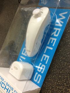 2X New Intec Wireless Nunchuk Nunchuck for Nintendo Wii White SEALED