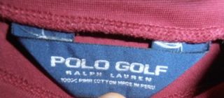 Ralph Lauren Golf Shirt Mens Size XL Red Long Sleeve Polo