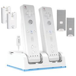 Wii Intec Remote Charge Station 2 Battery
