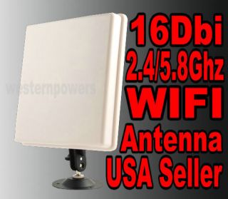 16dBi RP SMA 2 4 5GHz Booster Wireless WiFi WLAN Directiona High Gain