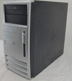 HP DC5000MT Desktop PC Intel Pentium 4 2 8GHz 1GB 80GB Hard Drive