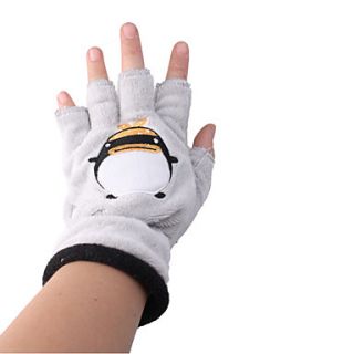USD $ 12.62   USB Multi funtion Heating Warmer Gloves   Penguin